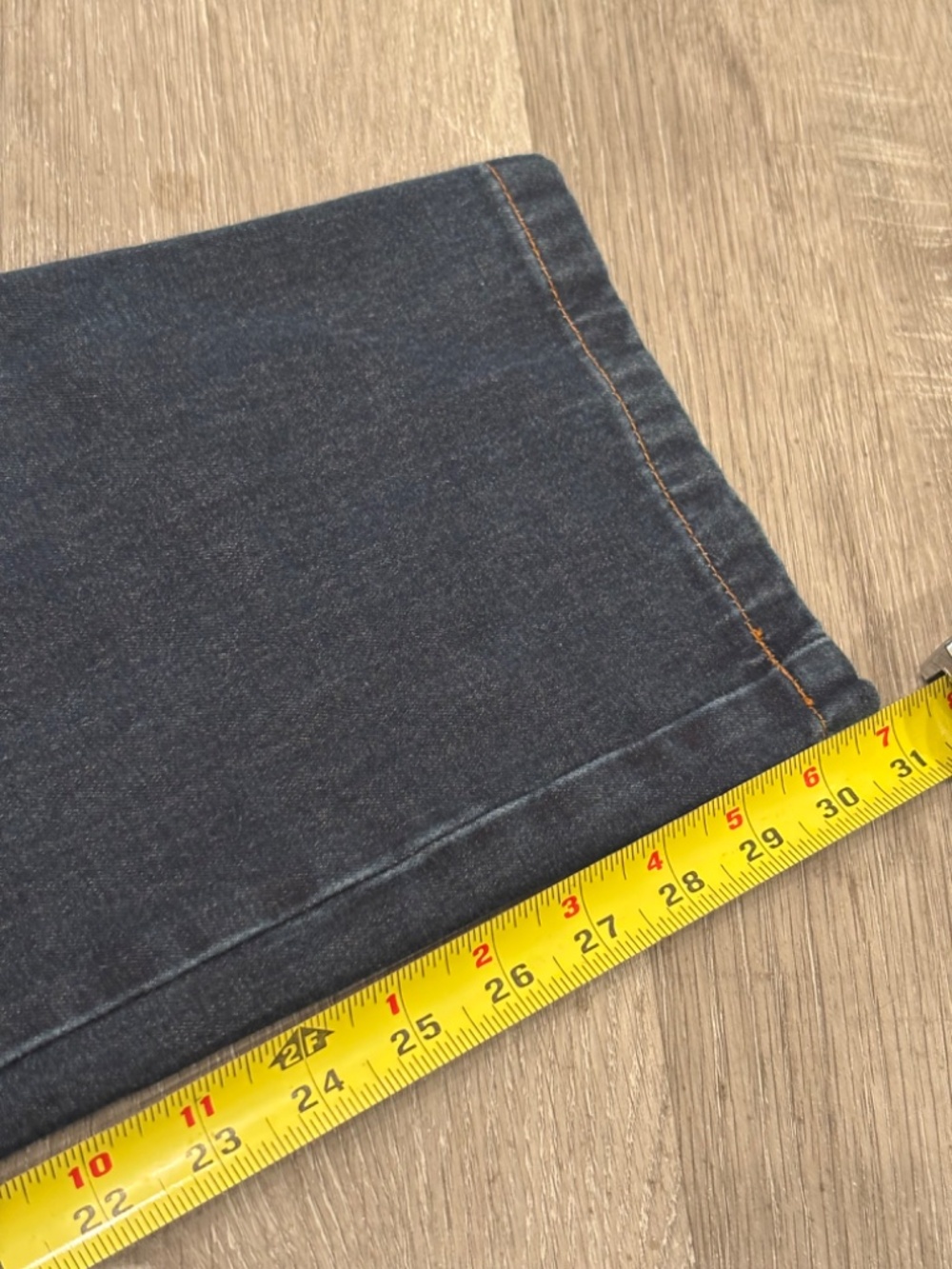 Ermenegildo Zegna Jeans Mens 33x31 Cotton Denim Straight Leg Slim Indigo Italy - Picture 8 of 9